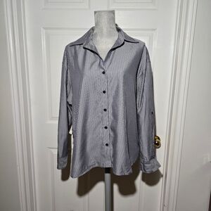 BABATON Aritzia NWT striped Button Down Shirt